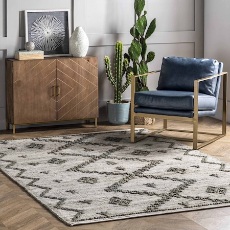 Nuloom Julianne Handmade High-Low Jute Moroccan Area Rug 3ft x 5ft SMRM01B-305